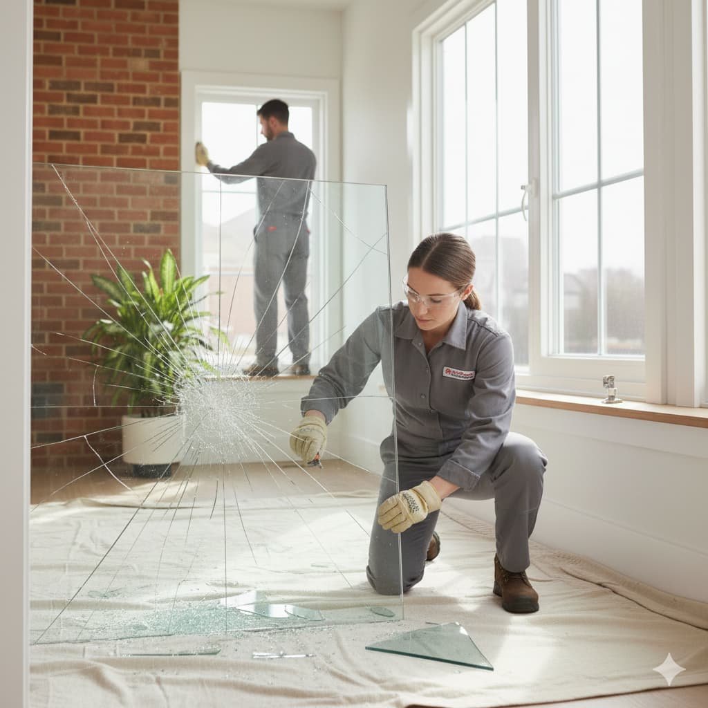 Broken Window Pane Replacement