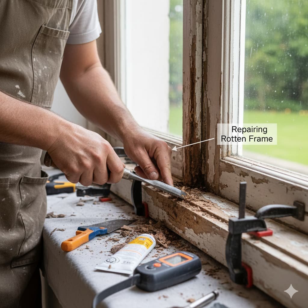 Rotten Window Frame Repair
